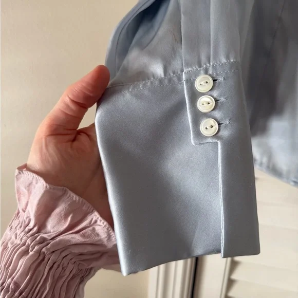 Jones New York 100% Silk Vintage Blouse - Picture 4 of 5